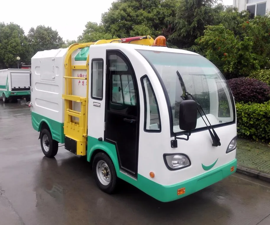 Electric Selfloading Hydraulic Tipping Garbage Truck Trash Automatic