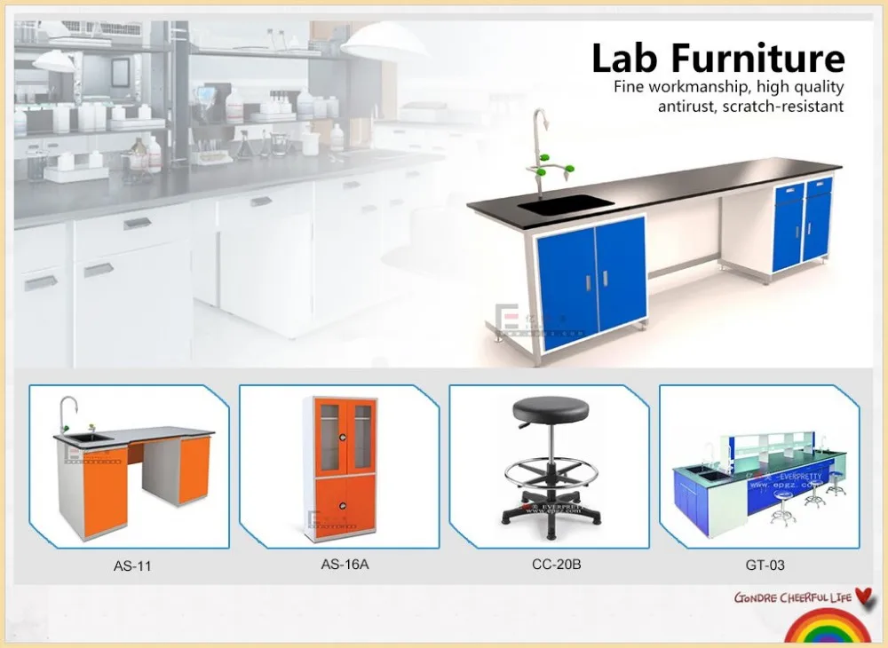 Modern School Lab Furniture Lab Operation Table Epoxy Resin Table