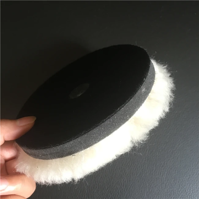 100% wool polishing pad