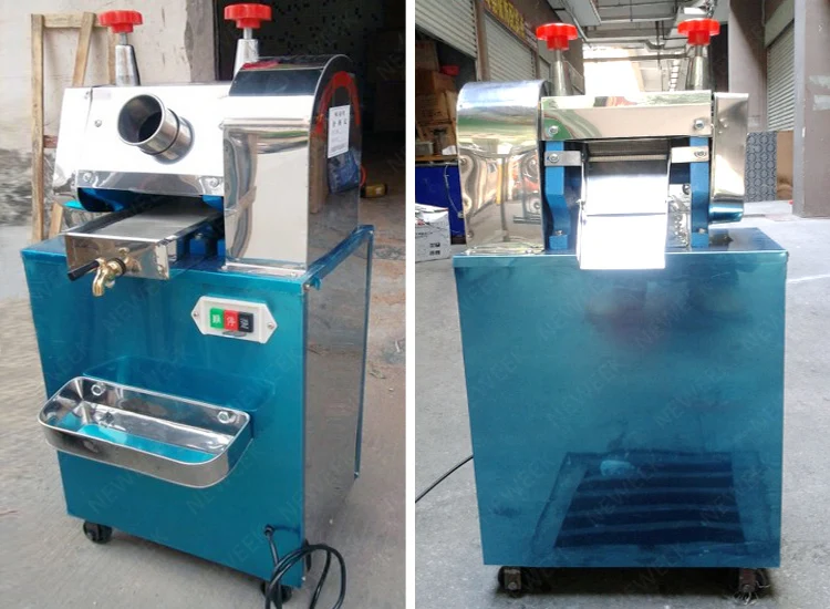 NEWEEK electric sugarcane juicing ginger juice extractor machine sugar cane mill machine