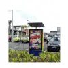 solar power led display stand outdoor advertising equipment