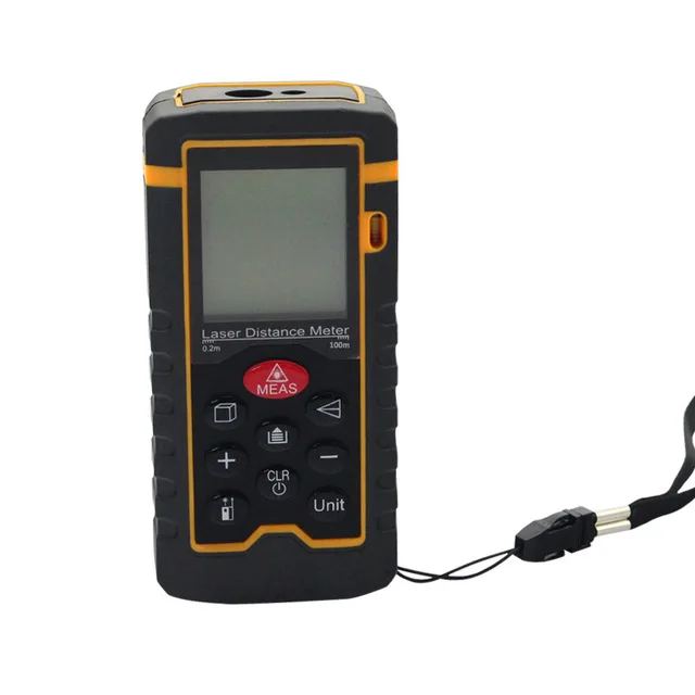 Handheld Digital Infrared Distance 100m Meter Range Finder Volume Measure Tools 