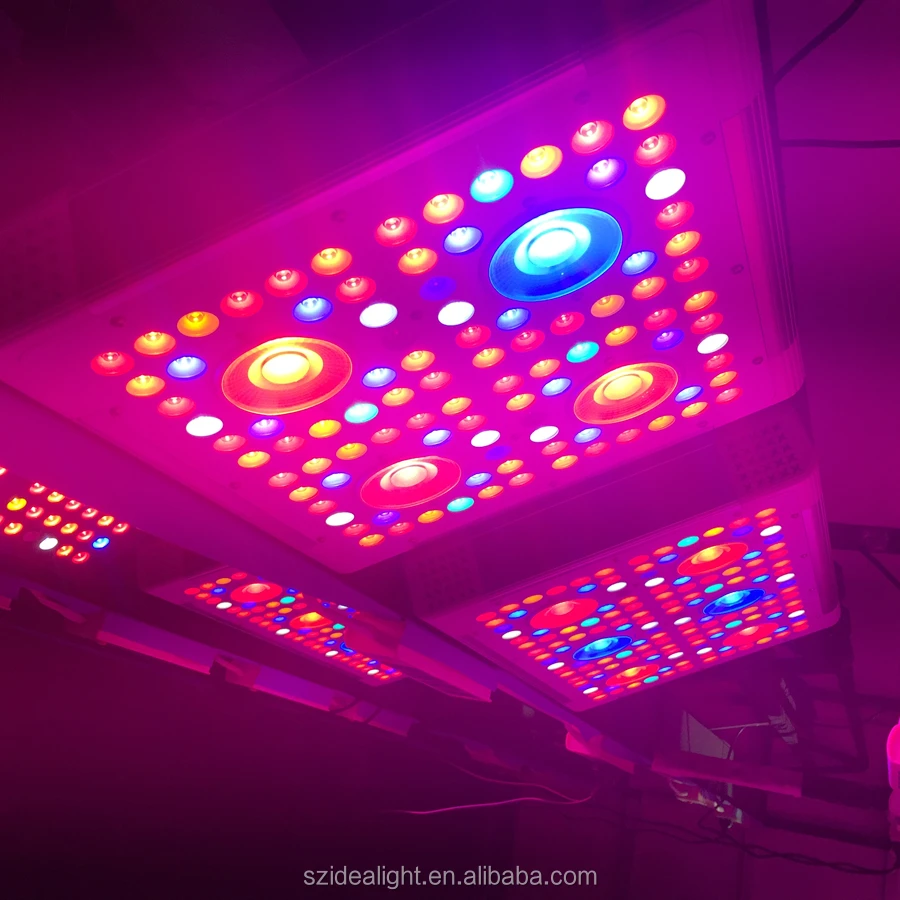 most popular grow led light 300w full spectrum solar storm 4th generation led panel grow light adjustable wavelength