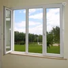 America window Swing opening upvc window hardware and upvc windows double glass casement window for sale