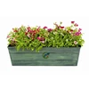 Galvanized Tin Square Window Large Indoor Plant Pots
