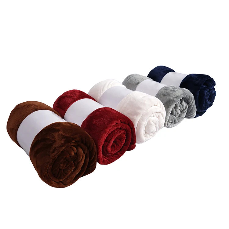 Custom Cheap Soft Polyester Knitted Flannel Fleece Blanket Buy Cheap