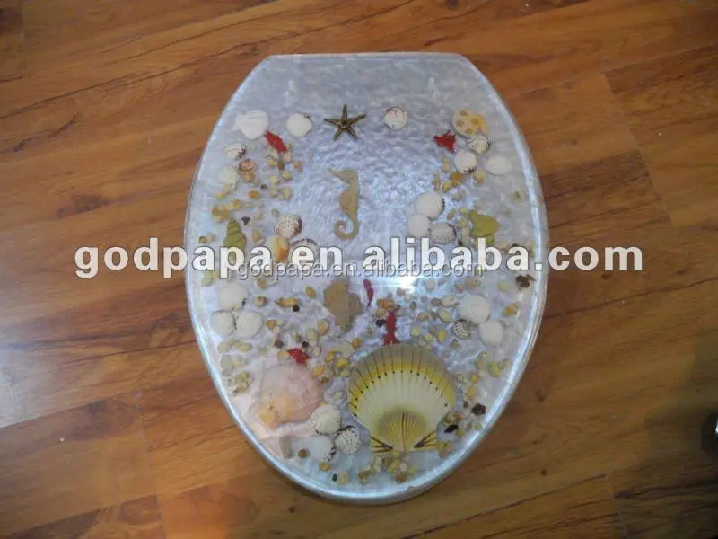 shell toilet seat