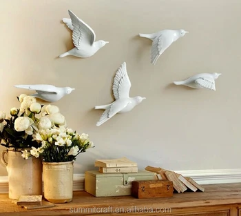 White Bird Room Decor Resin Baby Wall Stickers White Bird Room Decor Resin Baby Wall Stickers