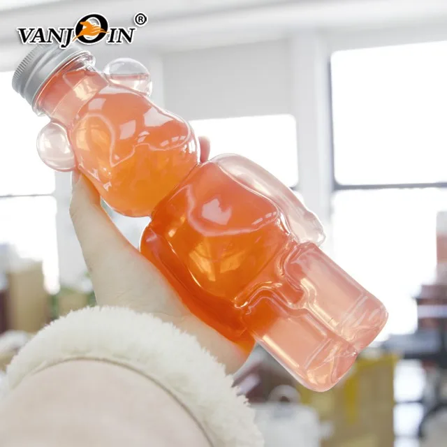 330ml Food Grade Pet Plastic Bear Shape Juice Bottle Buy Bear Shape