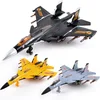 2019 Amazon High Quality Mini Fighter Alloy Model Toys Aircraft With Sound And Light Pull Back Toy Alloy Diecast Model Aircraft