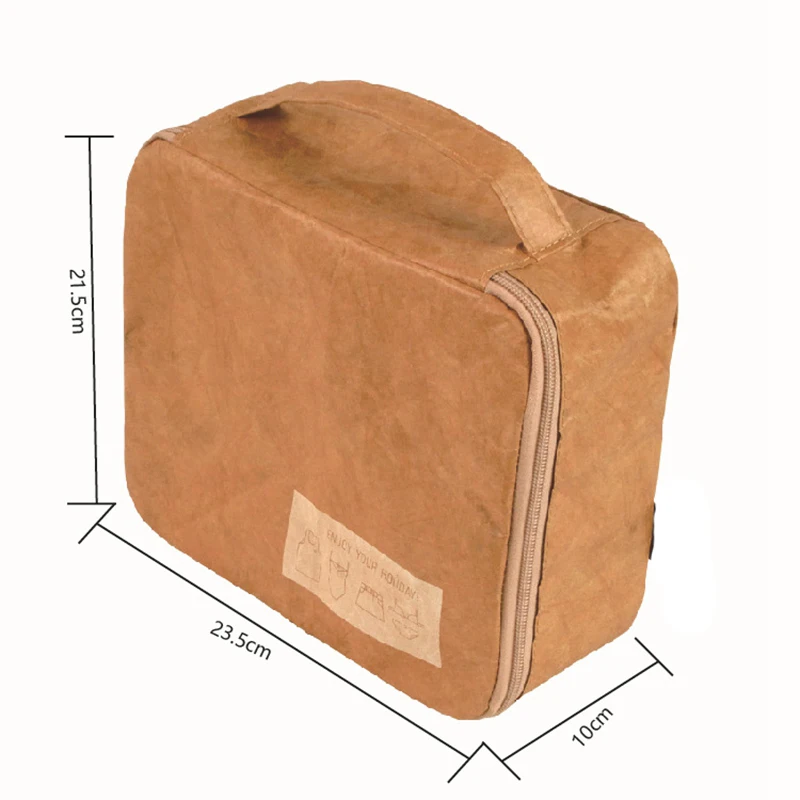 Factory custom short journey luggage clothes storage bag waterproof soft breathable tyvek paper storage bag