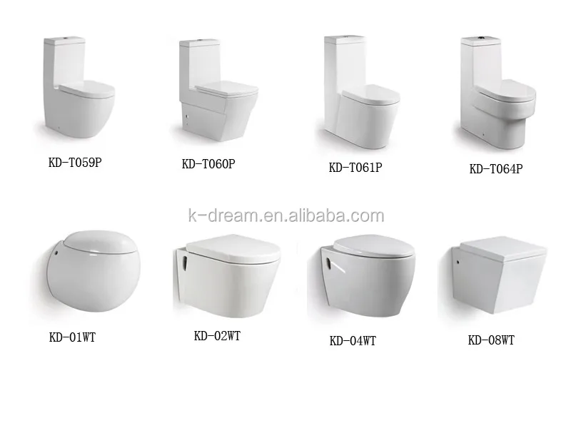 Wall mounted wc toilet ceramic KD-08WT