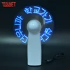 2019 Best Promotion Factory Creative Customized Gift Led Colorful Light Mini Fan