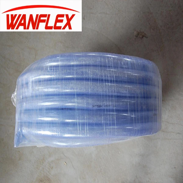 Heavy Duty Reinforced Flexible Pvc Transparent Clear Braided Hose Pipe
