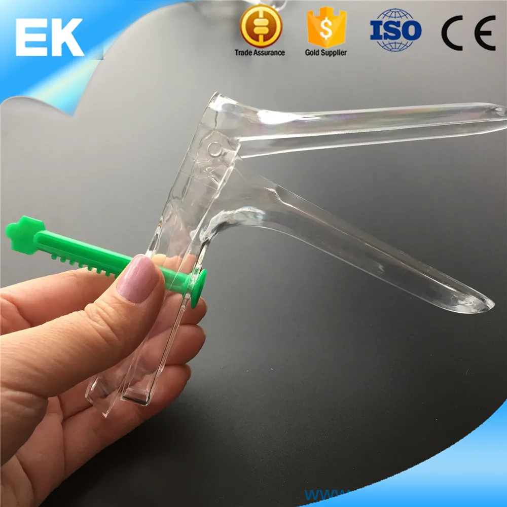 High Transparent Colorful Screw Disposable Vaginal Speculum All Size