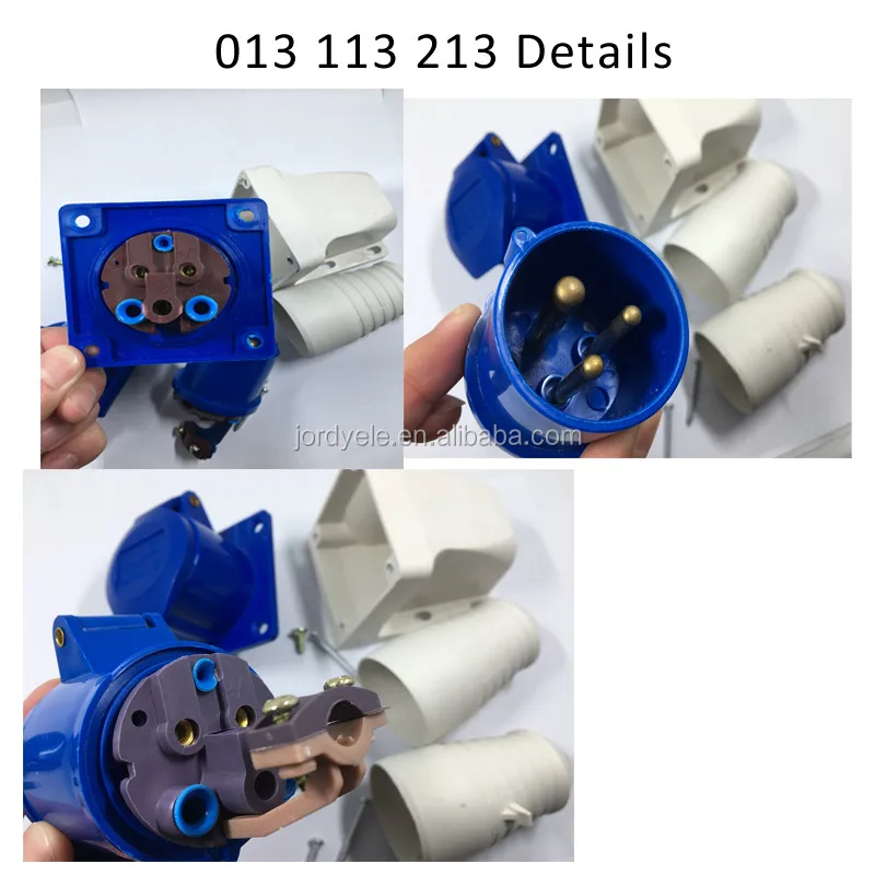 Single Phase Female Industrial Plug Socket 220v 16a Buy Industrial