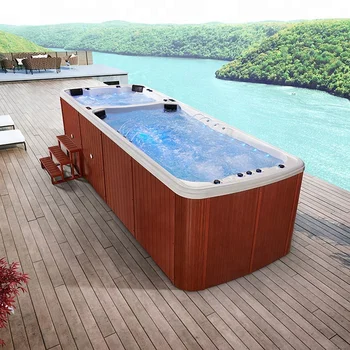 swimming pool hot tub combo