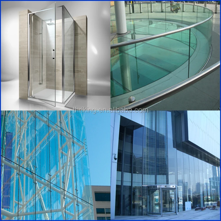 Wholesale Safe Round Corner 8mm Tempered Float Glass Price Per Square