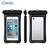 Fashion cheap mobile phone protection case on the beach watertight telphone mobile cover give away gifts waterproof phone case