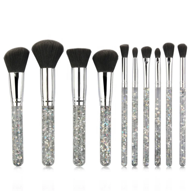 Cosmetic Brush Powder Eye Brush Bling Human Hair Makeup Brush Set