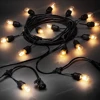 Hanging Loops weatherproof 240V Vintage 48ft with E27 Sockets LED String