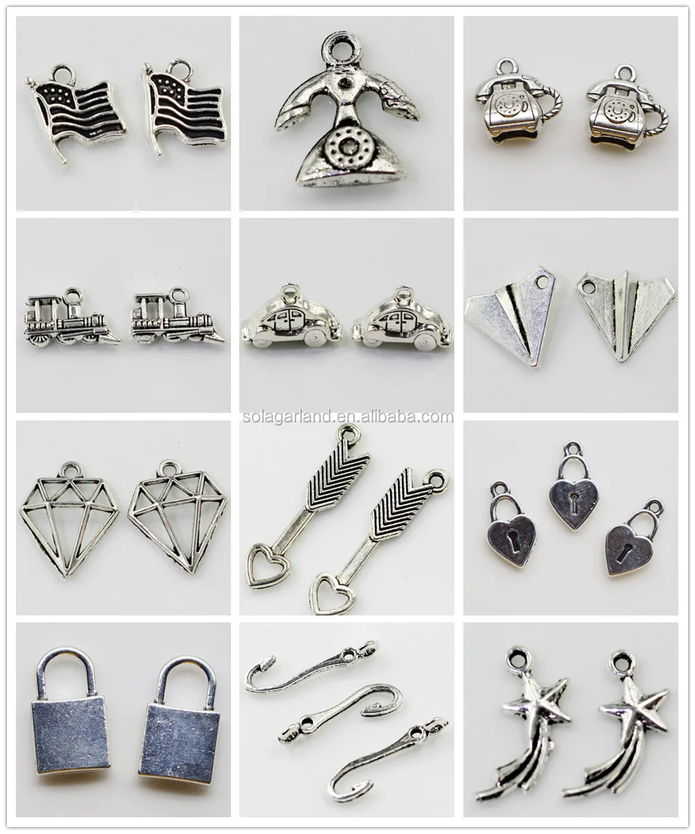 100pcs Korean Love Color Enamel Heart Rainbow Charms Pineapple Meteor Horse Cake Charms Accessories Earrings Pendant DIY Dangle
