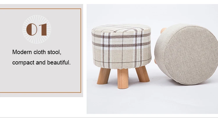 Wholesale Solid Mini Wood Stool