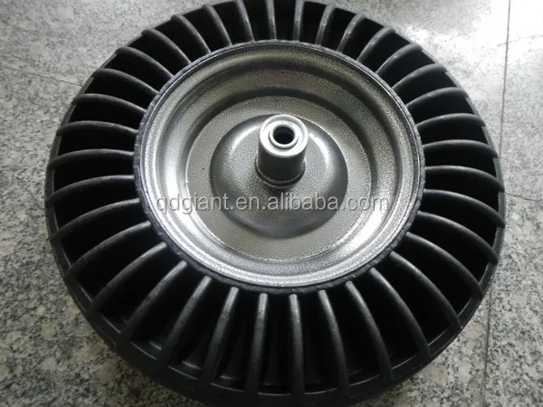 Wheel barrow Solid Rubber Wheels 3.50-8 with Special Shape