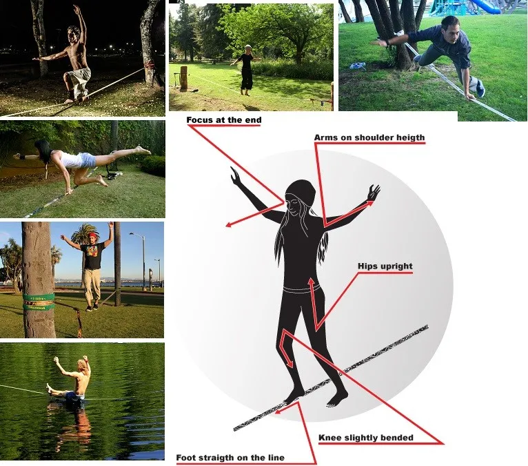 15m Slackline Tight Rope,Slackline Kit Buy 15m Long Slackline Tight Rope Kit,Slackline Kit