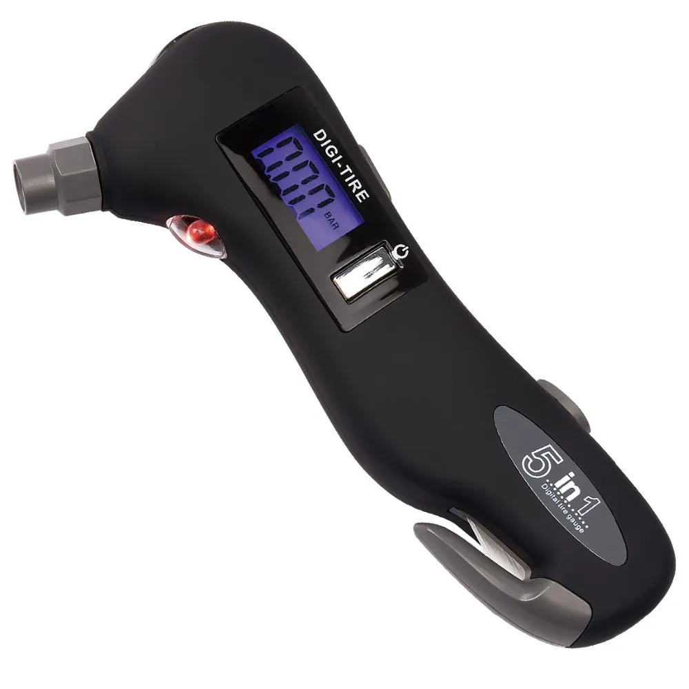 Multifunctional Digital Tire Pressure Gauge With Led Light Pressure