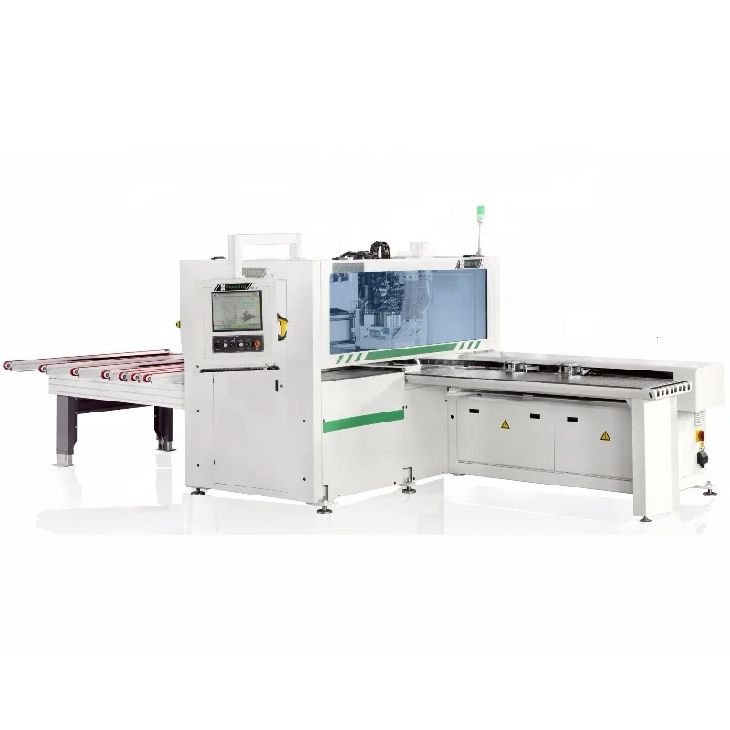 
automatic CNC 6-sides boring machine NANXING machinery NCB2412 with two rout spindles 