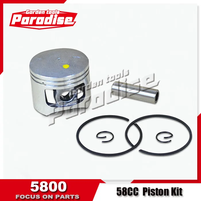 45.2mm Diameter 58cc Chainsaw Piston Kits,Chainsaw Piston Set,Chainsaw
