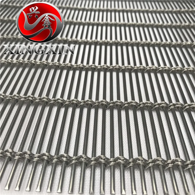 stainless steel facade mesh decorative cable architectural woven spiral metal mesh for building cladding   ori-width=