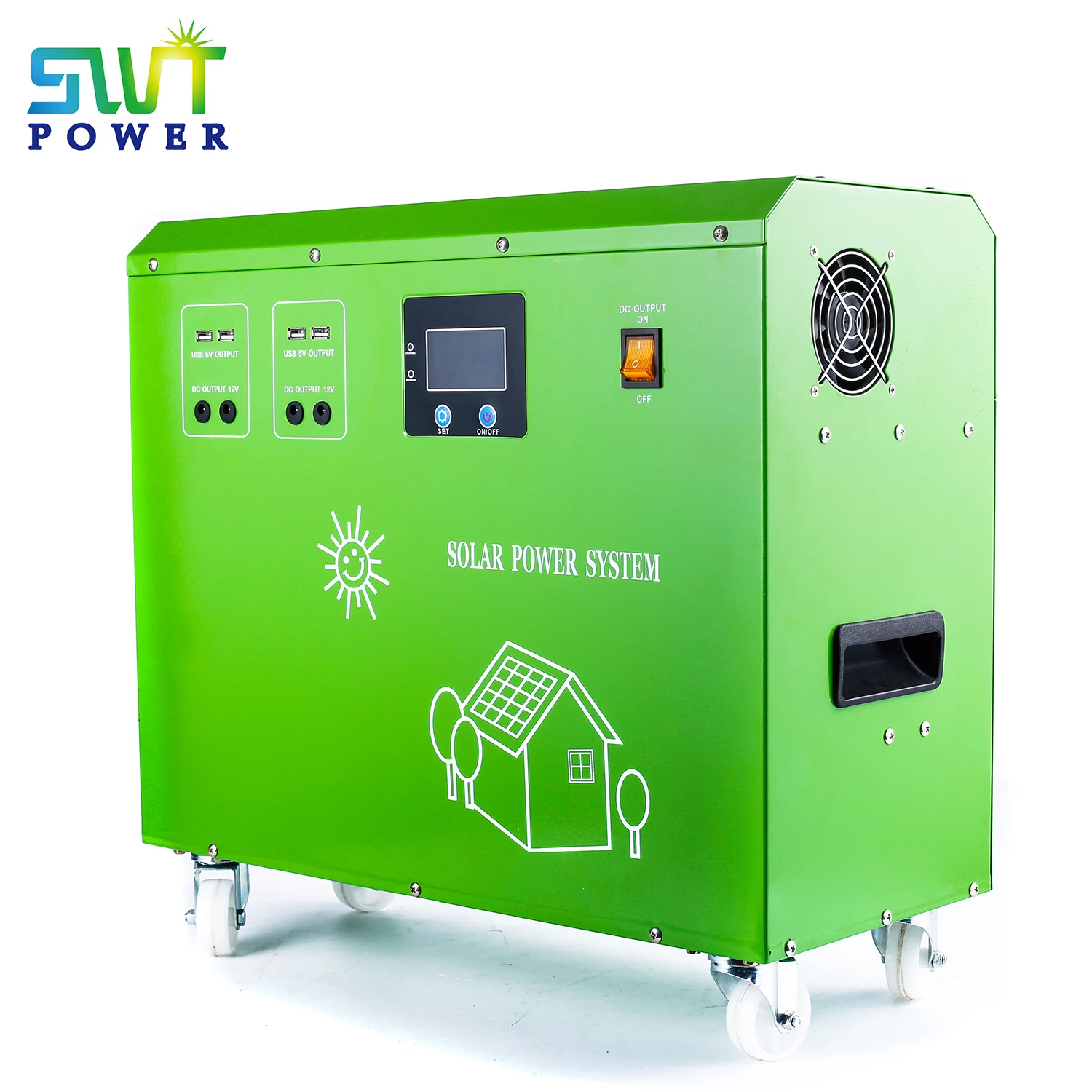 Outdoor Or Home Solar/ac Rechargeable Generator Mini Ups Portable Rechargeable Battery With