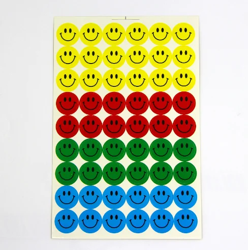 Happy Face Stickers 19 Sheets With Smiely Faces Kid Stickers From ...