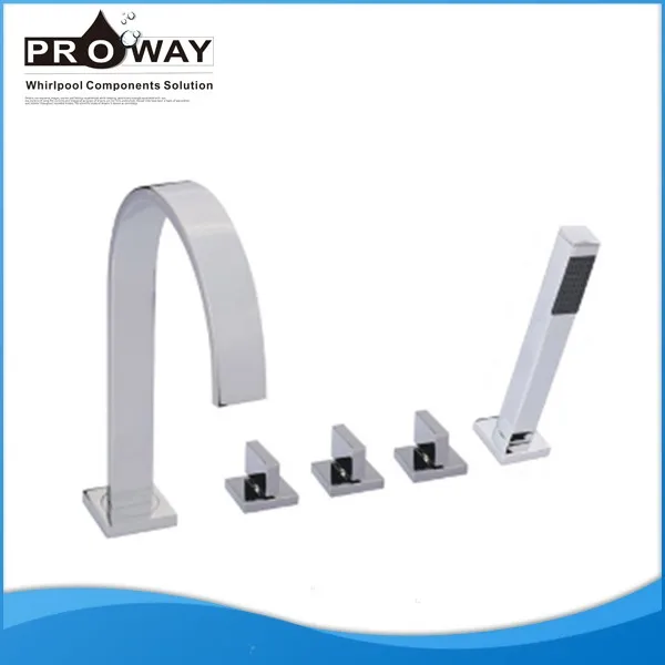 Pakistan Bathroom Sanitary Fittings Bathtub Faucet With Handheld
