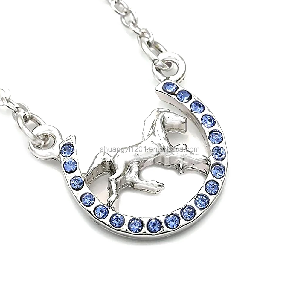 New Design Wholesale Cheap Alloy Lucky Cowboy Cowgirl Jewelry Mustang Horseshoe Charms Horse