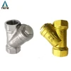 stainless steel jis or brass pipe screwed y type strainer ss316 304 prices pn16 dn20