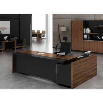 L Shape Modern Mfc Office Executive Desk Foh Hma241 1