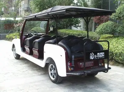 110v Electric Sightseeing Car Electric People Mover Life Size Advanced Audio Sound