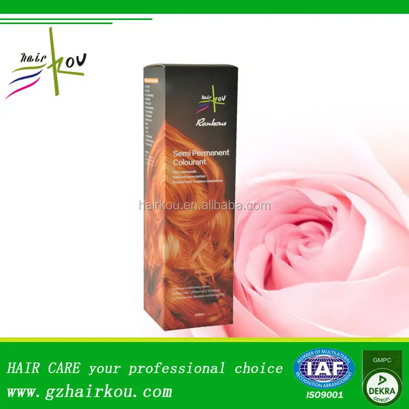 Non Allergic Temporary Hair Dye Spray Orange Temporary Hair Color