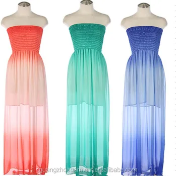 ombre summer dress
