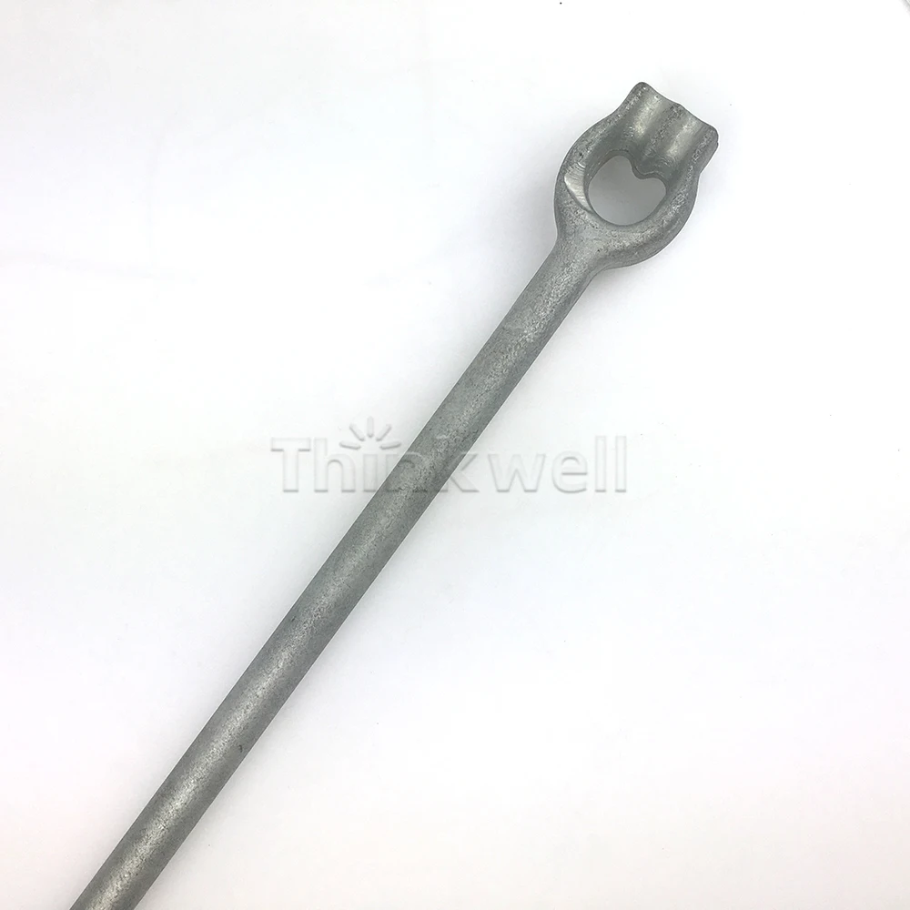 Twin Double Eye Strand Anchor Rod Thimble Eye Bolt Buy Thimble Eye Bolt,Anchor Rod