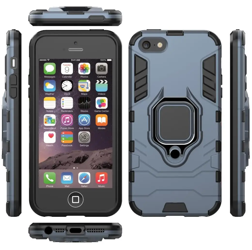 2019 Hot Sell Mobile Phone Case With Built In Kickstand For Iphone XSMAX Iphone XR XS X  5 6 7 8  PLUS