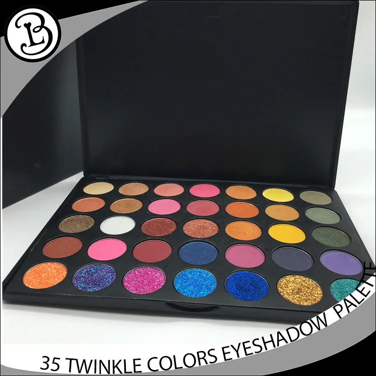 Pressed glitter eyeshadow 35 Twinkle eyeshadow palette wholesale makeup eyeshadow palette11
