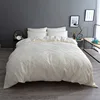 European Plain Washed Cotton Silk 4pcs Bedding Set
