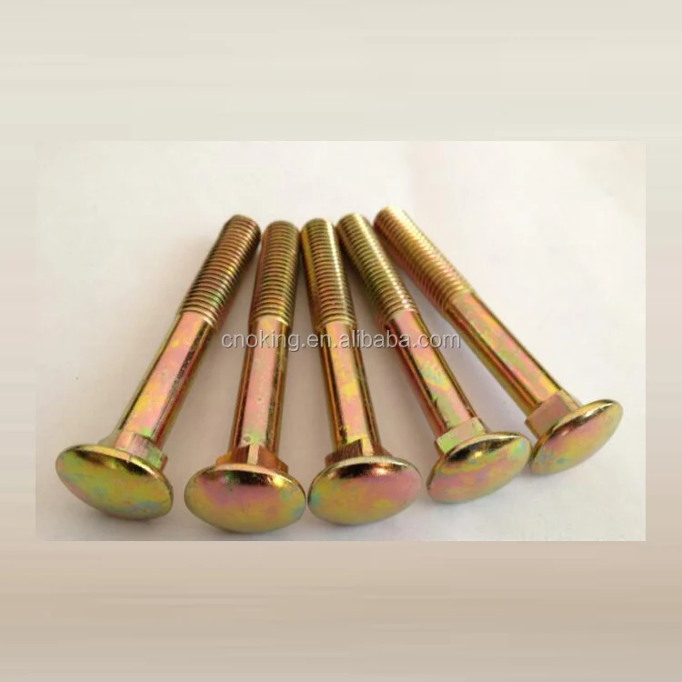 Funiture Hardware Din603 M15 M20 M25 Cup Head Brass Carriage Bolts