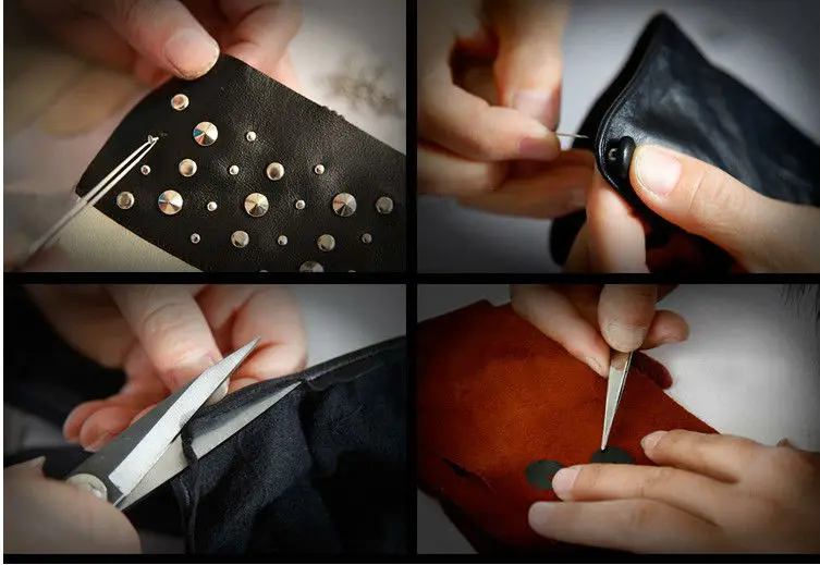 ZFPJ000838 (black) motorcycle gloves leather