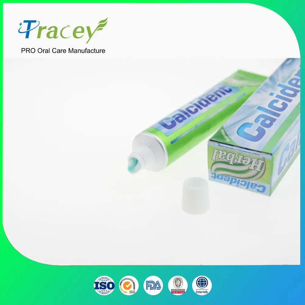 Oem Odm Customized Calcident Strong Mint Green Gel Toothpaste High ...