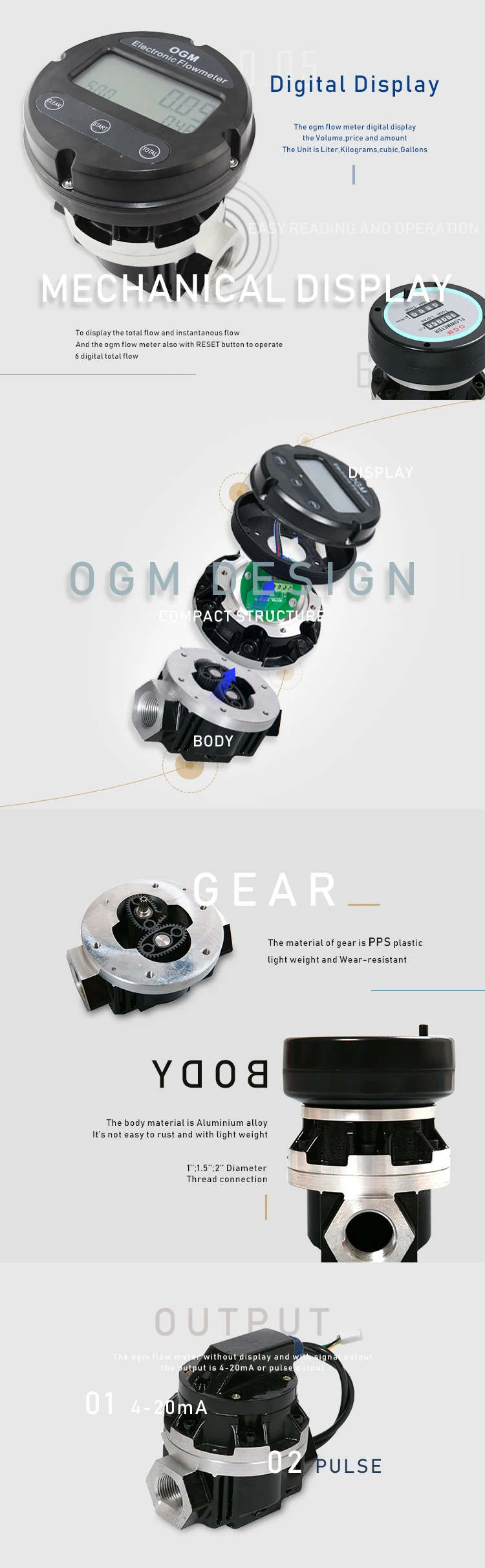 1 英寸电子数字燃料流量计柴油油ogm 流量计 Buy Ogm 流量计 数字燃油流量计 燃油流量计product On Alibaba Com